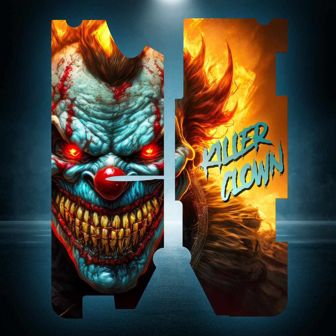 TEAM ASSOCIATED MT10 "KILLER CLOWN" chassis protector skin - BASHER SKINZ
