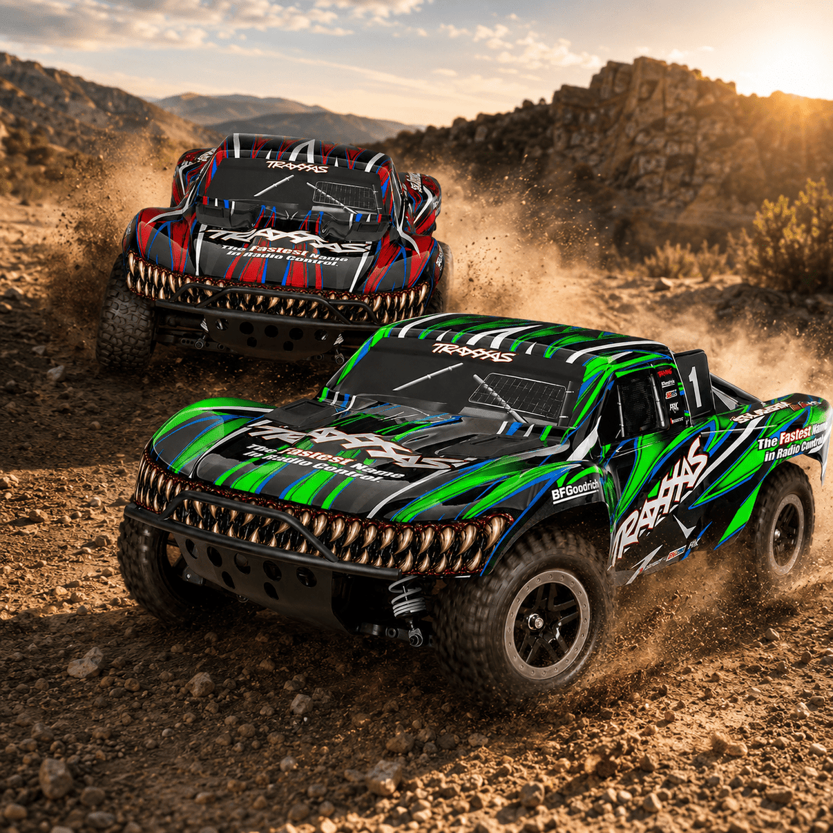 TRAXXAS SLASH 4X4 / 2WD 1/10THTH - "VENOMOUS" FRONT DECAL - BASHER SKINZ