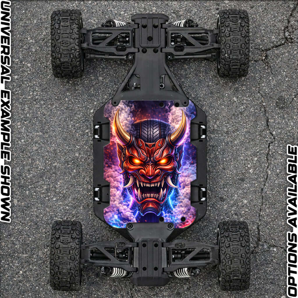 TRAXXAS SLASH ULTIMATE 4x4 VXL compatible "BURNOUT" chassis protector skin - BASHER SKINZ