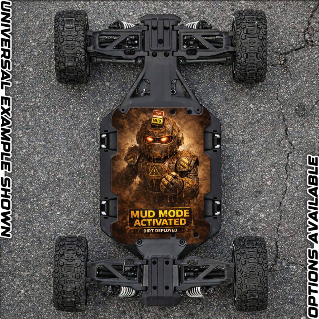 TRAXXAS SLASH ULTIMATE 4x4 VXL compatible "MUD MODE" chassis protector skin - BASHER SKINZ