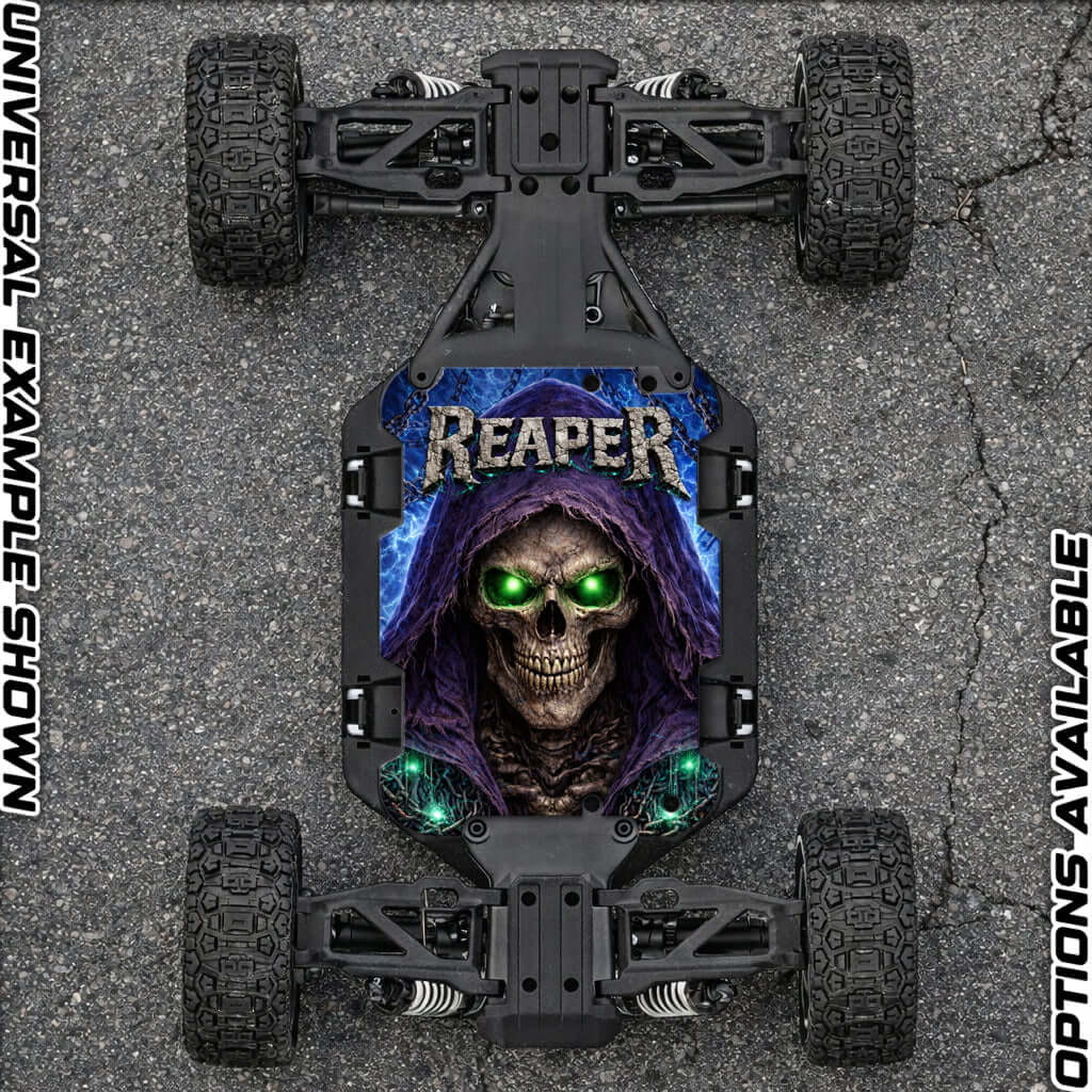 TRAXXAS SLASH ULTIMATE 4x4 VXL compatible "REAPER 2.0" chassis protector skin - BASHER SKINZ