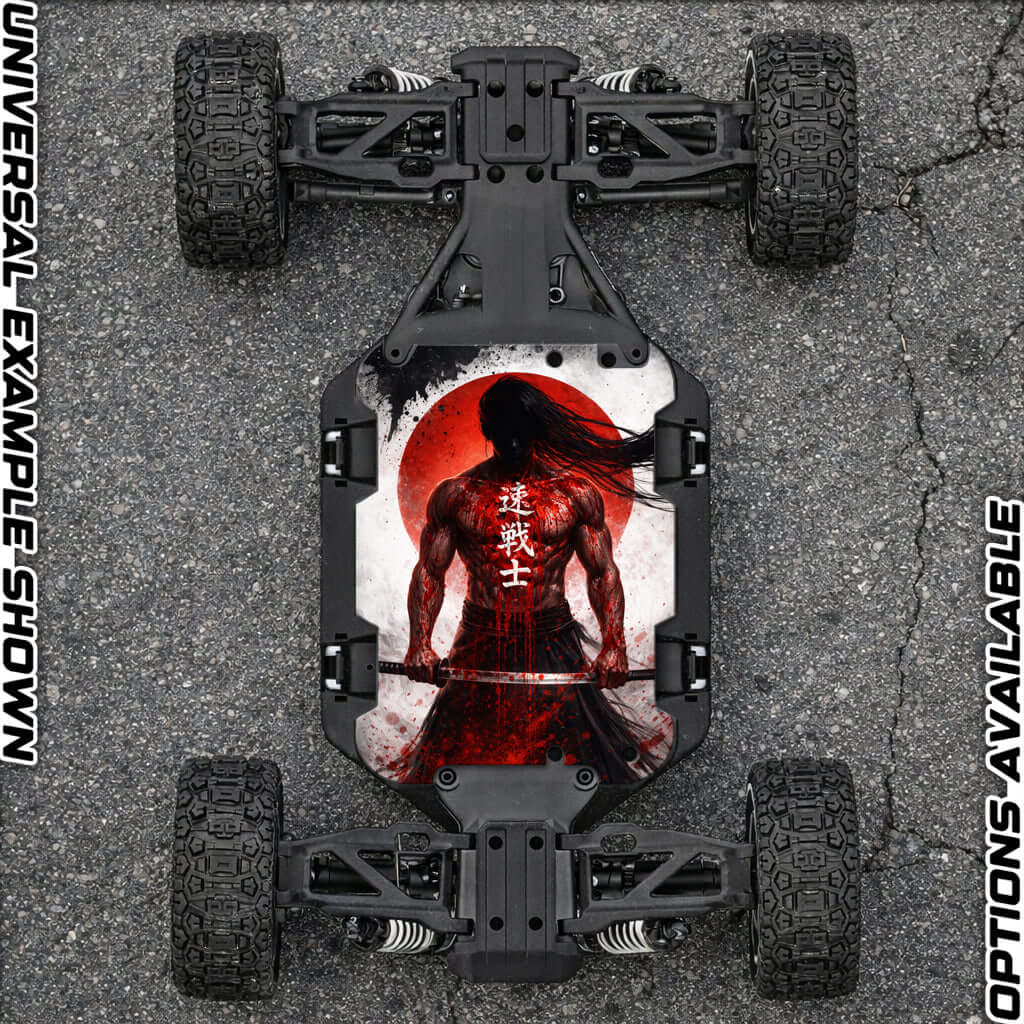 TRAXXAS SLASH ULTIMATE 4x4 VXL compatible "SAMURAI 2.0" chassis protector skin - BASHER SKINZ