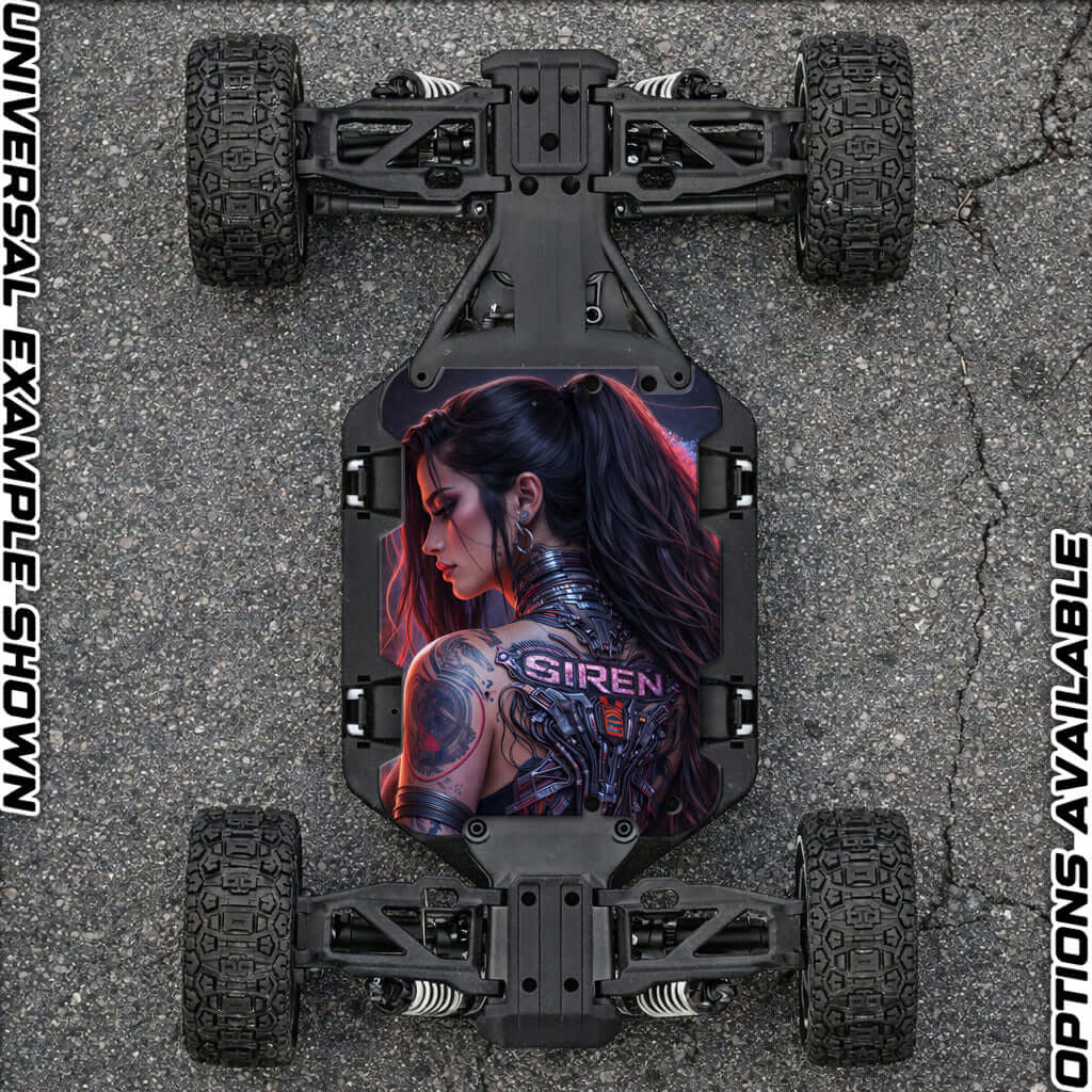TRAXXAS SLASH ULTIMATE 4x4 VXL compatible "SIREN 2.0" chassis protector skin - BASHER SKINZ