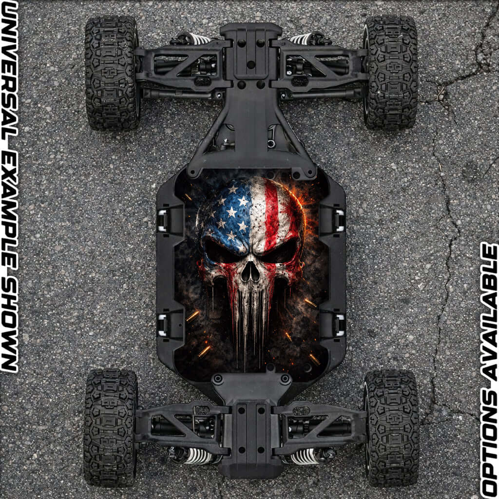 TRAXXAS SLASH ULTIMATE 4x4 VXL compatible "VIGILANTE" chassis protector skin - BASHER SKINZ