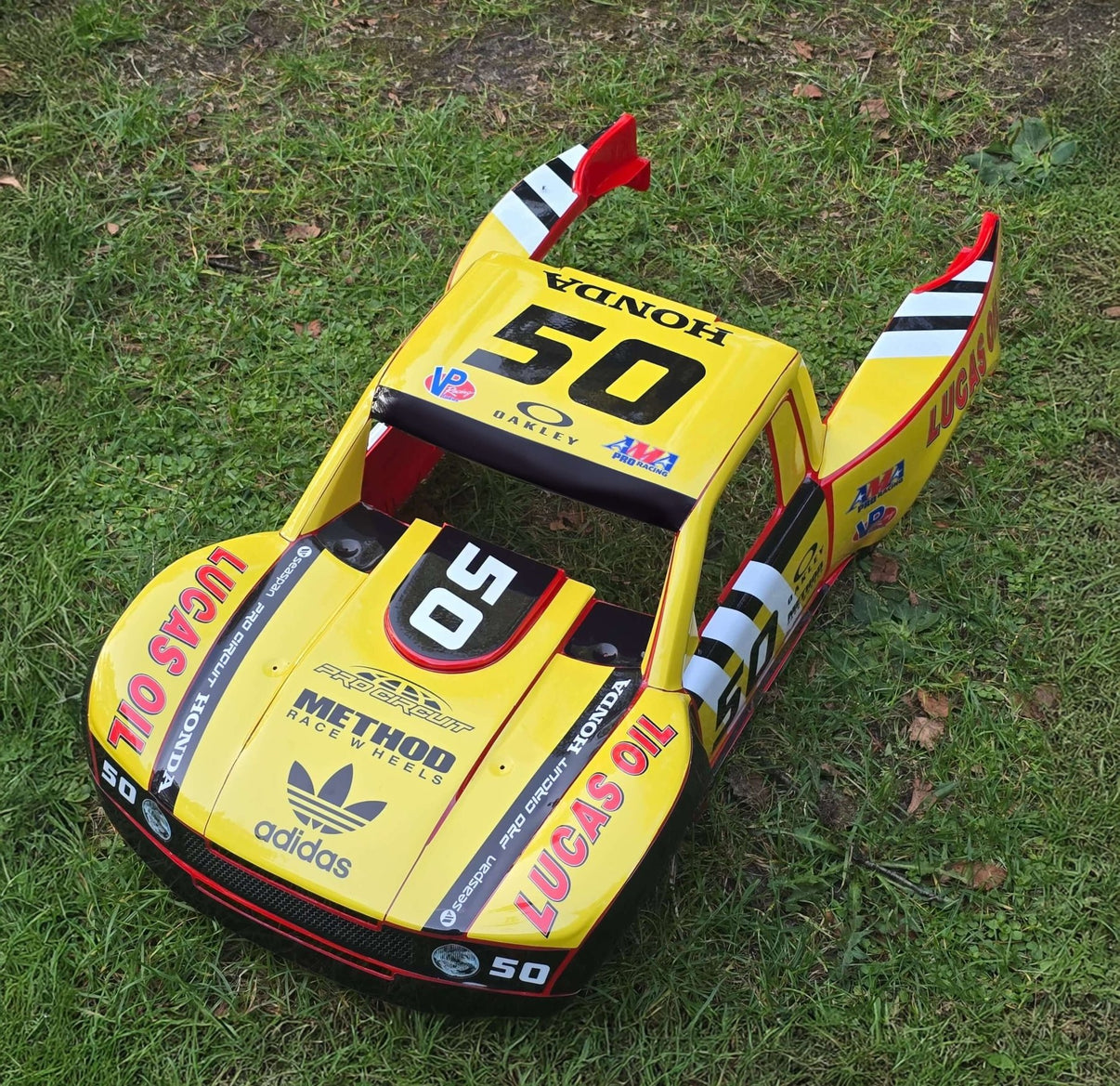TRAXXAS UDR - "YELLOW RACE CAR" BODY WRAP - BASHER SKINZ