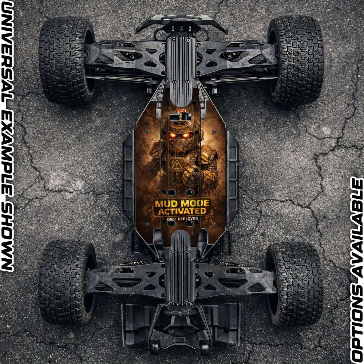 TRAXXAS XRT compatible "MUD MODE" chassis protector skin - BASHER SKINZ