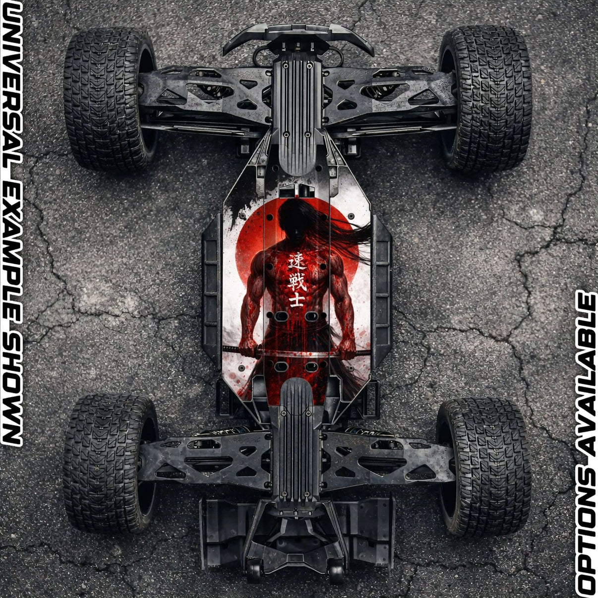 TRAXXAS XRT compatible "SAMURAI 2.0" chassis protector skin - BASHER SKINZ