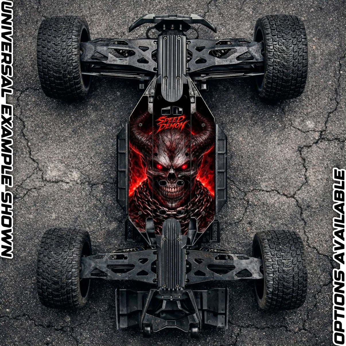TRAXXAS XRT compatible "SPEED DEMON 2.0" chassis protector skin - BASHER SKINZ