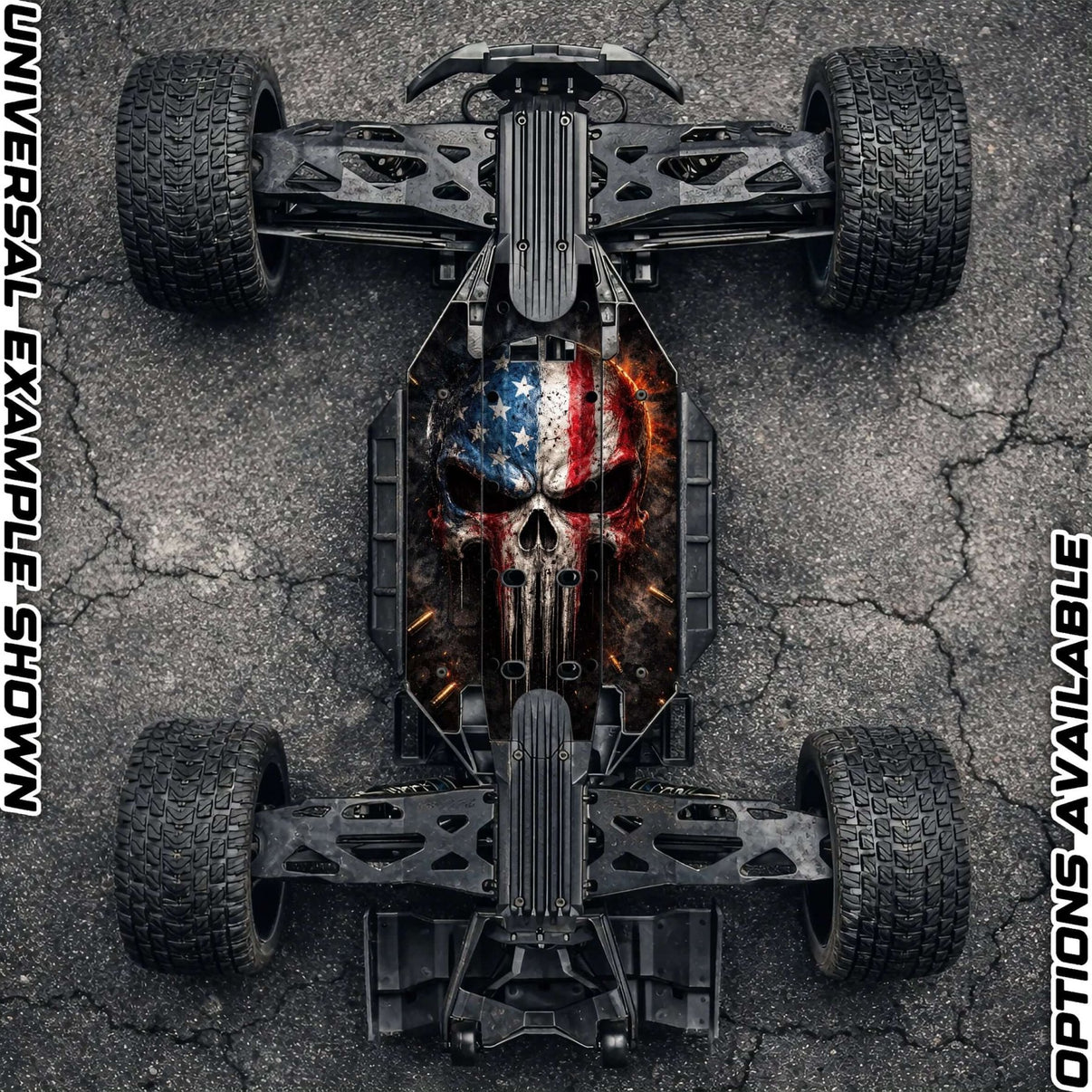 TRAXXAS XRT compatible "VIGILANTE" chassis protector skin - BASHER SKINZ