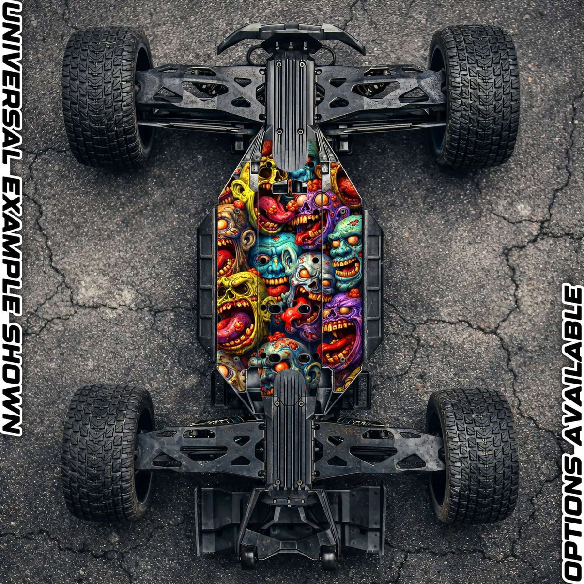 TRAXXAS XRT compatible "ZOMBIE 2.0" chassis protector skin - BASHER SKINZ