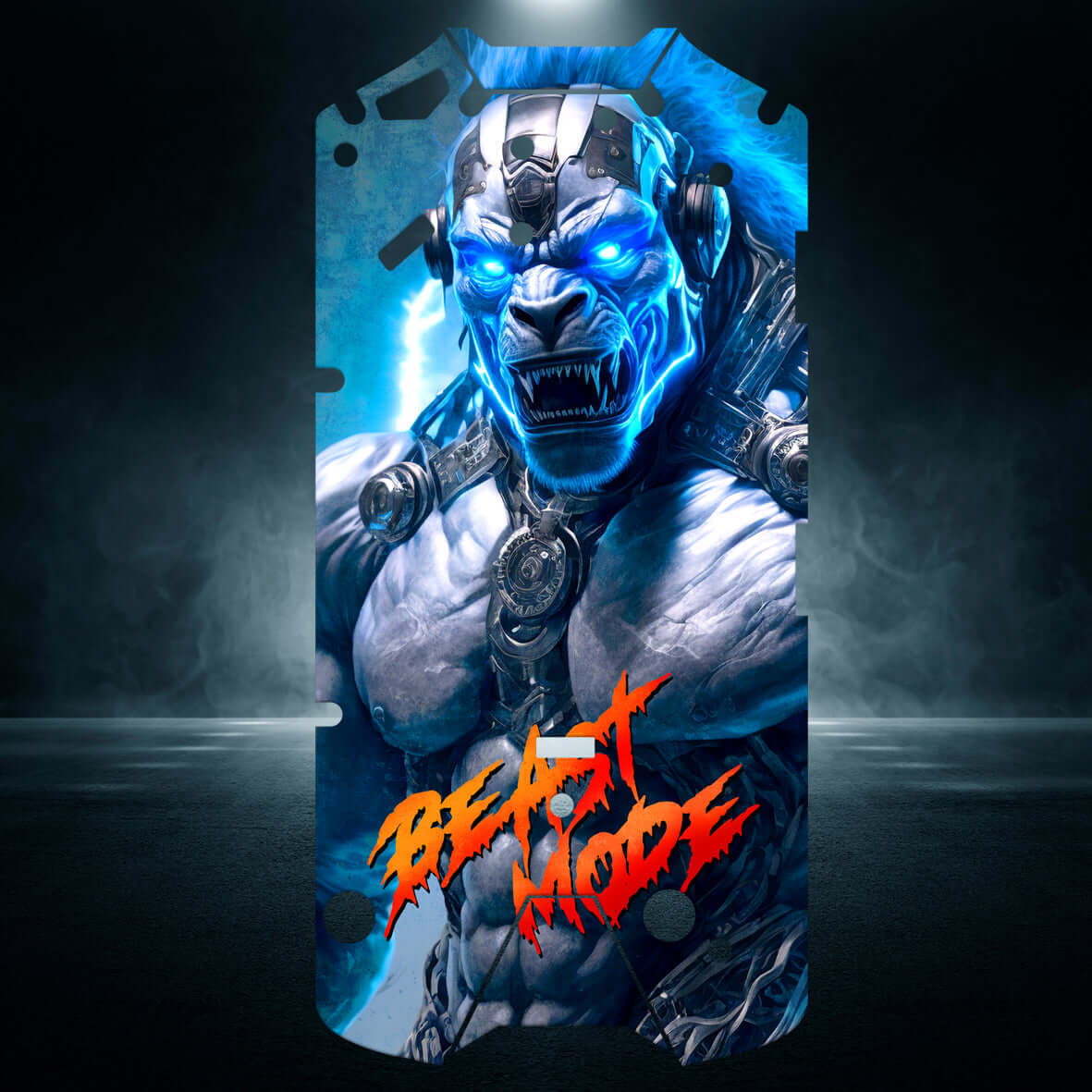 ARRMA KRATON 4S v2 "BEAST MODE BLUE" chassis protector skin - BASHER SKINZ