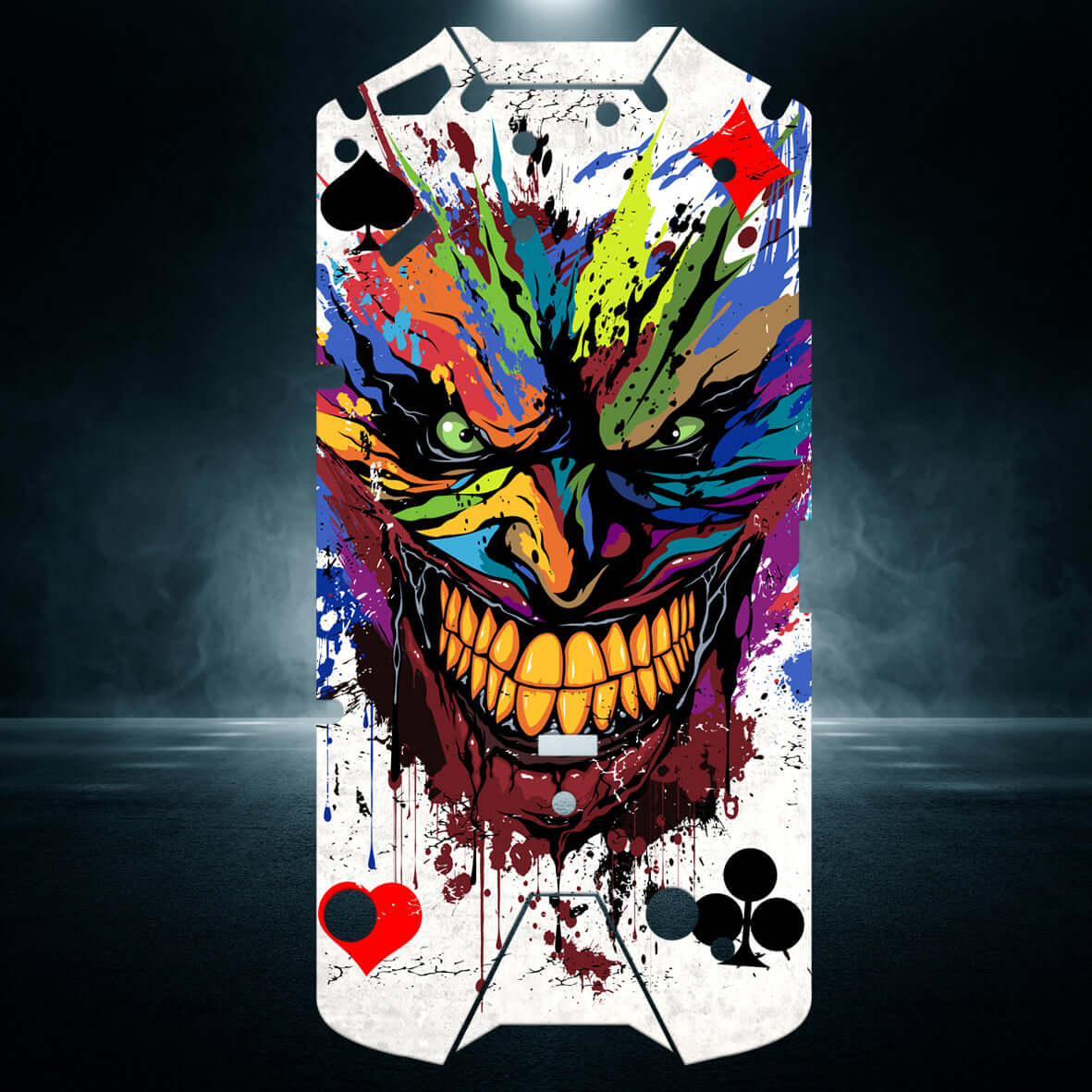ARRMA KRATON 4S v2 "JOKER CARD" chassis protector skin - BASHER SKINZ