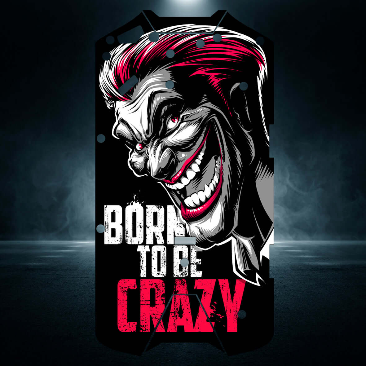 ARRMA LWB "BORN TO BE CRAZY" chassis protector skin - BASHER SKINZ