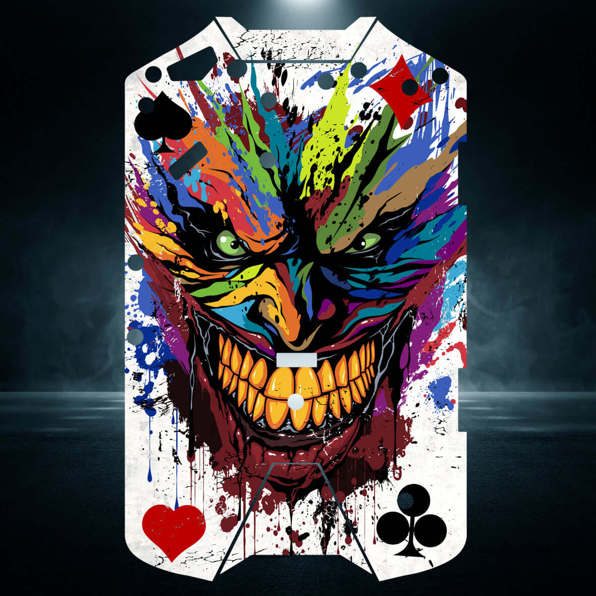 ARRMA SWB "JOKER CARD" chassis protector skin - BASHER SKINZ