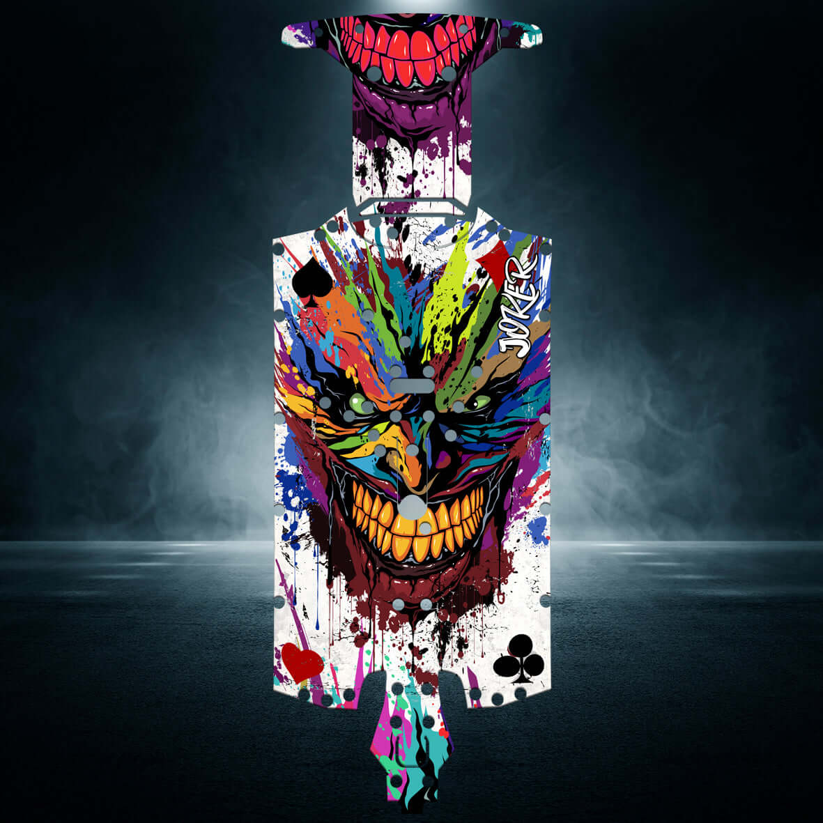 INFRACTION 6S / FELONY 6S / LIMITLESS - "JOKER CARD" chassis protector skin - BASHER SKINZ