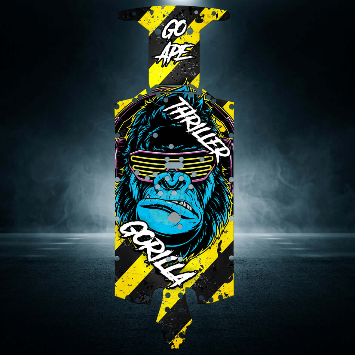 INFRACTION 6S / FELONY 6S / LIMITLESS - "THRILLER GORILLA" chassis protector skin - BASHER SKINZ