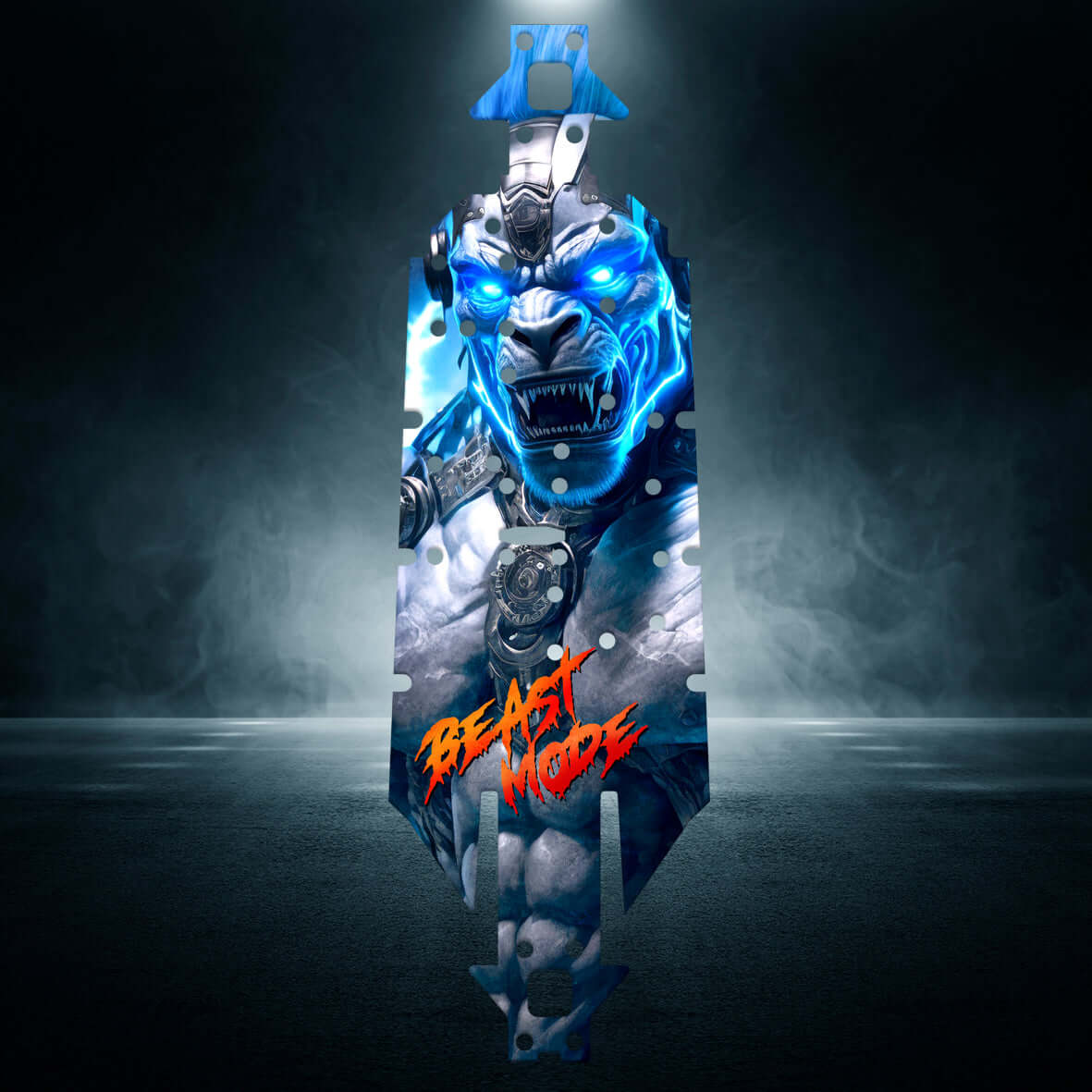 KRATON 6S "BEAST MODE BLUE" chassis protector skin - BASHER SKINZ