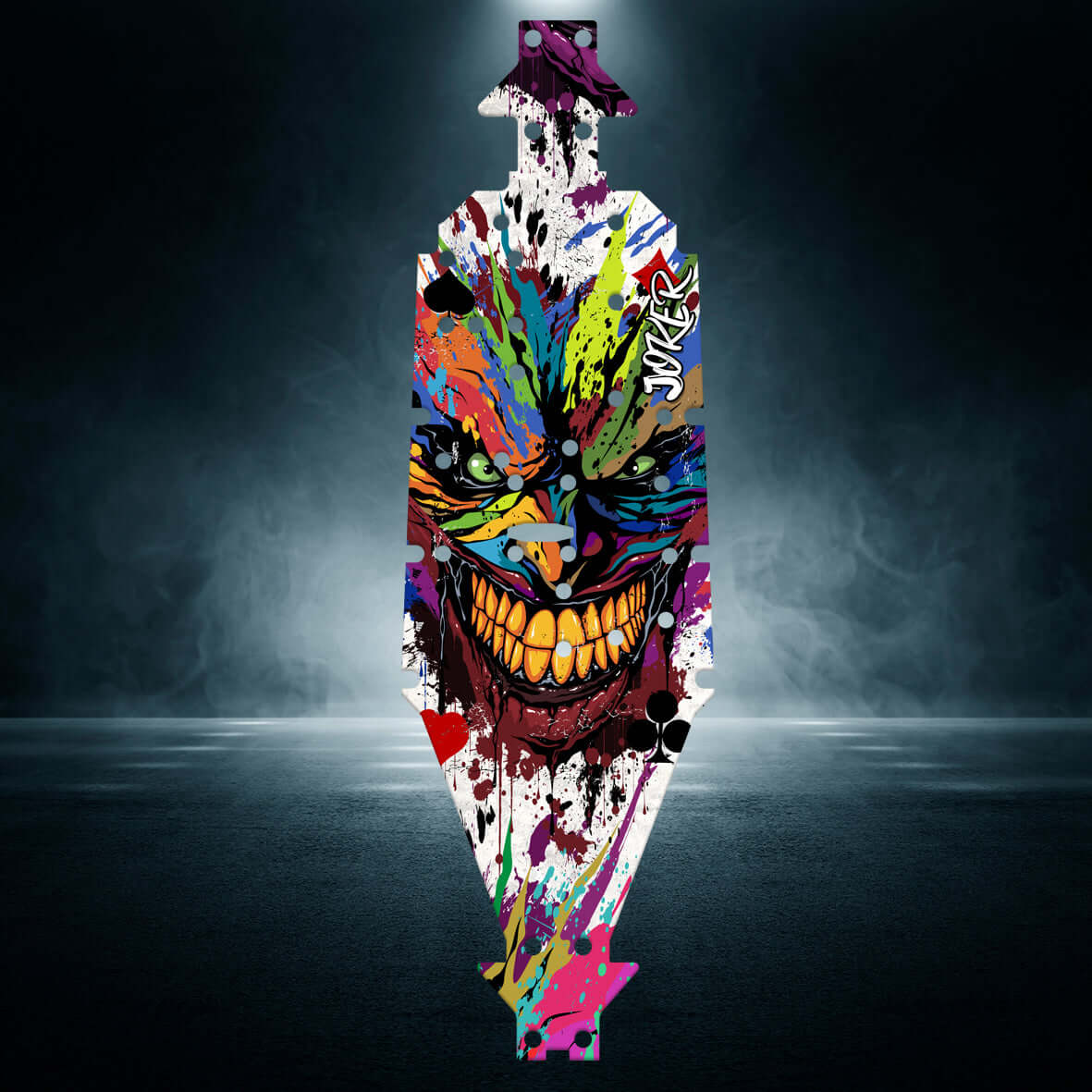 KRATON 6S BLX "JOKER CARD" chassis protector skin - BASHER SKINZ