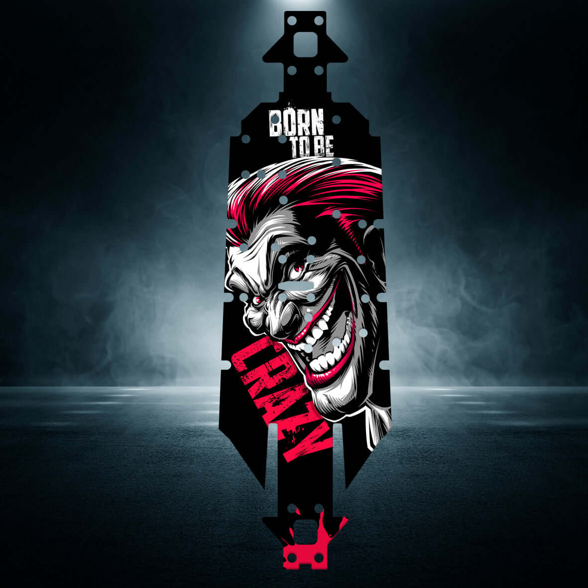 KRATON 6S "BORN TO BE CRAZY " chassis protector skin - BASHER SKINZ