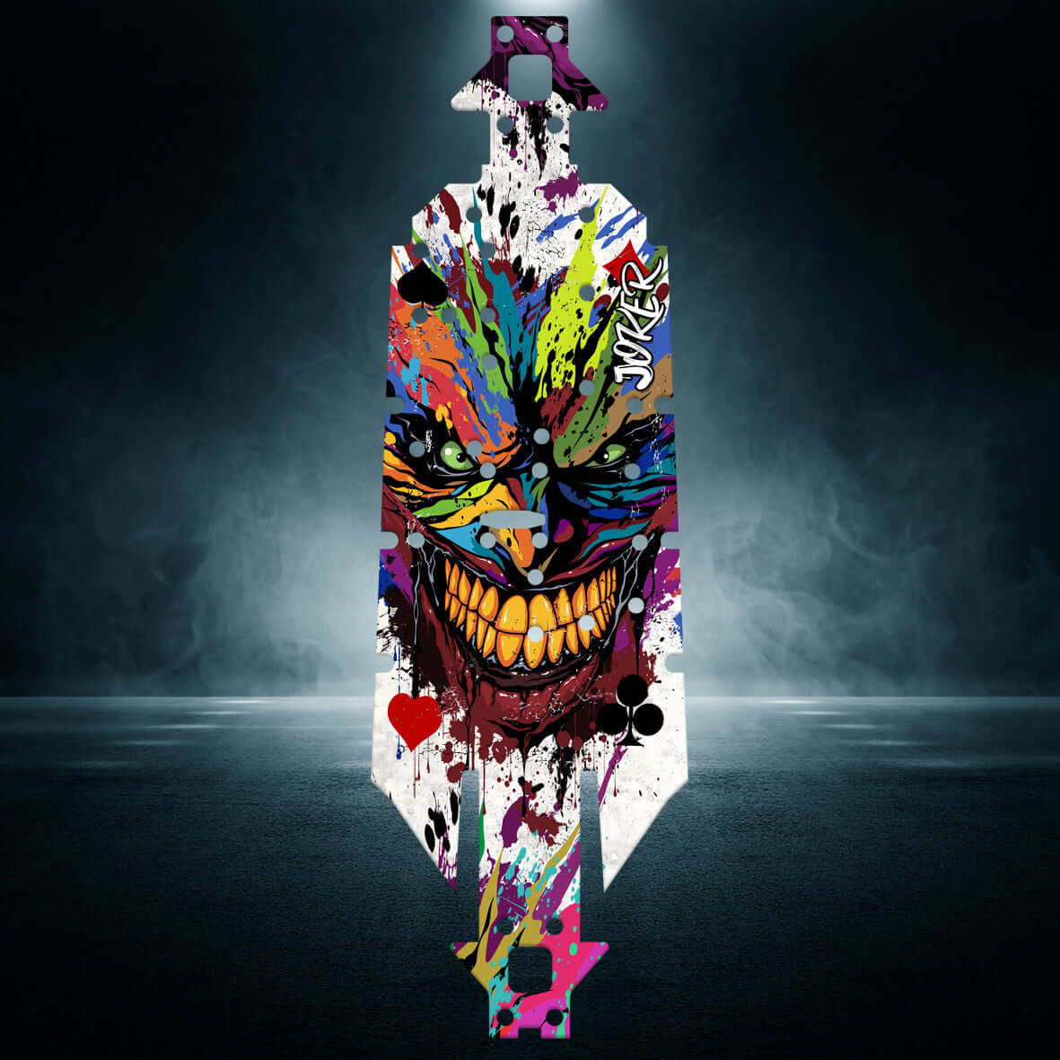 KRATON 6S "JOKER CARD" chassis protector skin - BASHER SKINZ