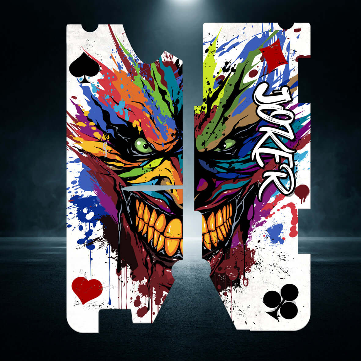 TEAM ASSOCIATED MT10 "JOKER CARD" chassis protector skin - BASHER SKINZ