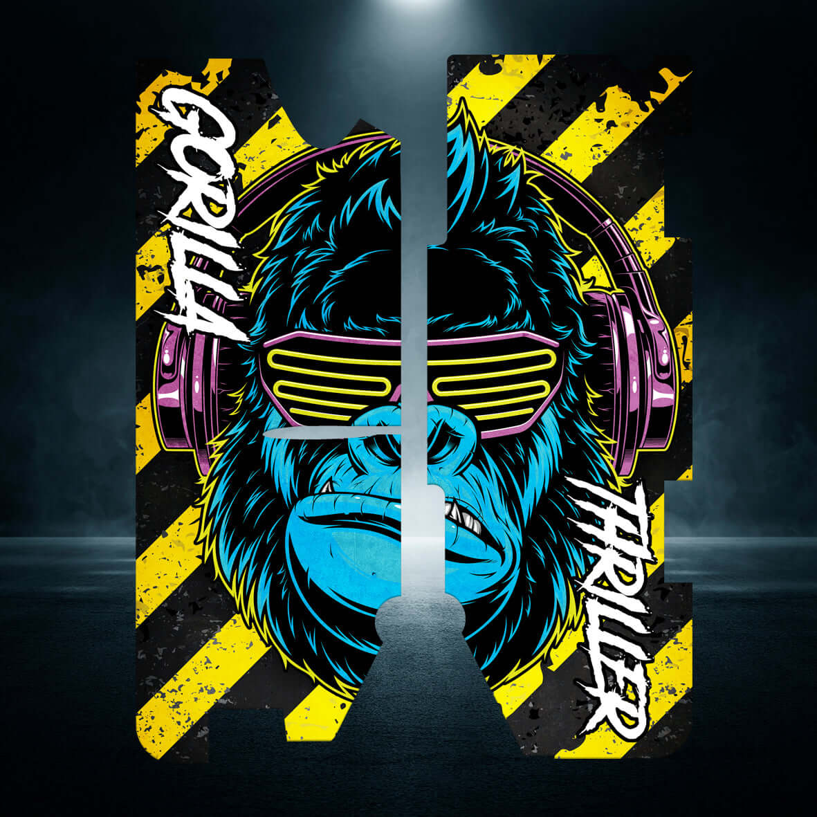 TEAM ASSOCIATED MT10 "THRILLER GORILLA" chassis protector skin - BASHER SKINZ