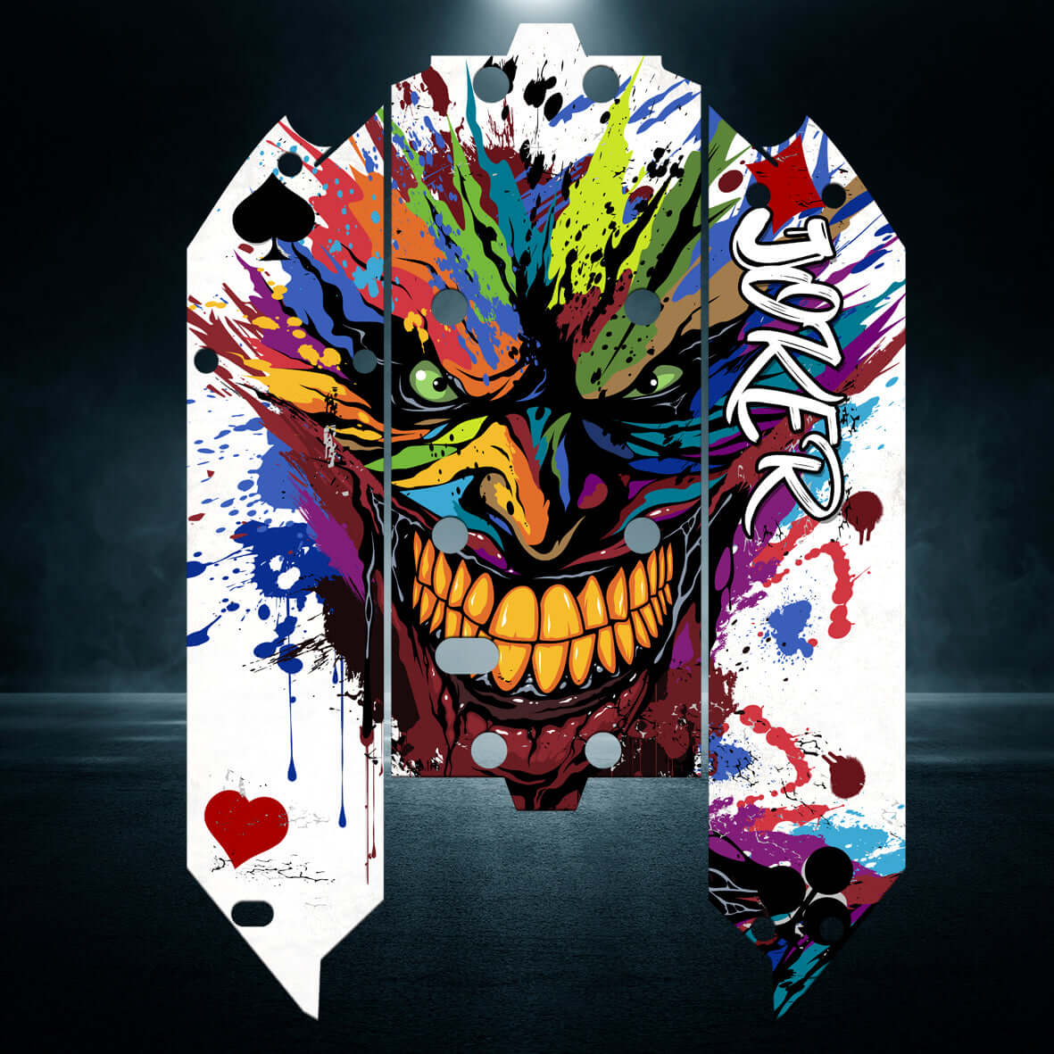 TRAXXAS MAXX compatible "JOKER CARD" chassis protector skin - BASHER SKINZ