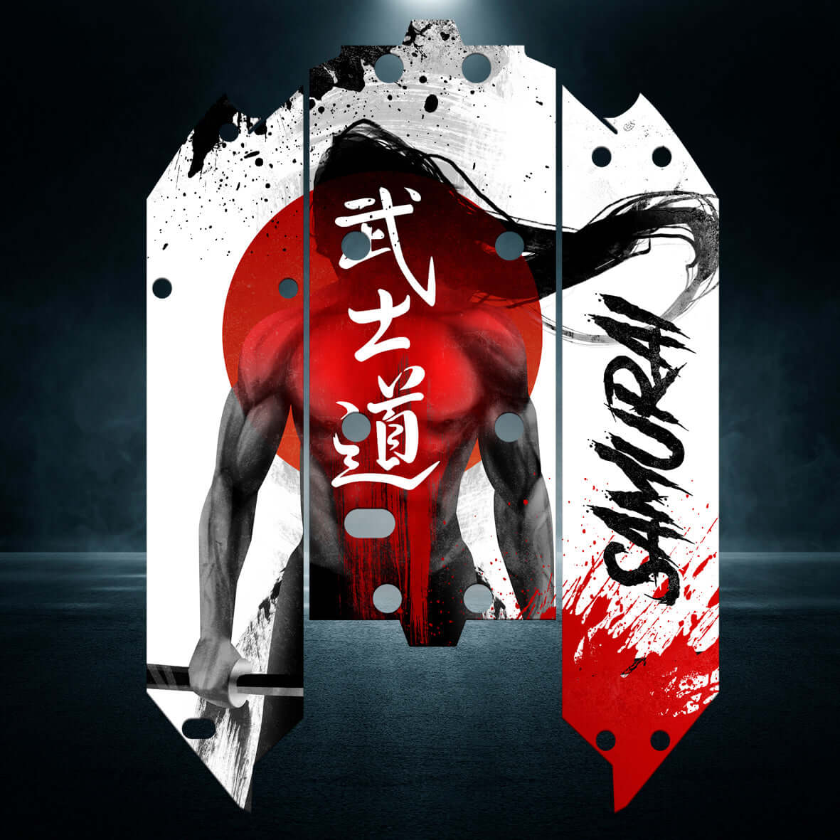 TRAXXAS MAXX compatible "SAMURAI" chassis protector skin - BASHER SKINZ