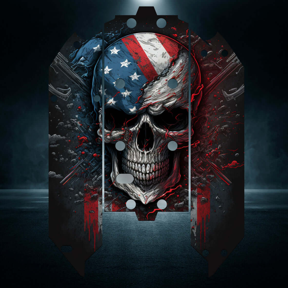 TRAXXAS MAXX compatible "SKULL" chassis protector skin - BASHER SKINZ