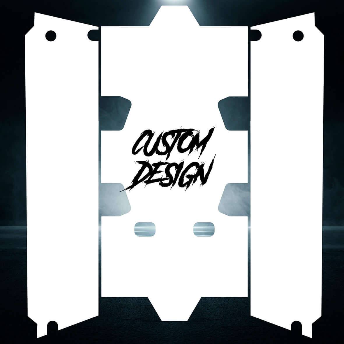TRAXXAS XMAXX compatible "CREATE YOUR OWN SKIN" chassis protector skin - BASHER SKINZ