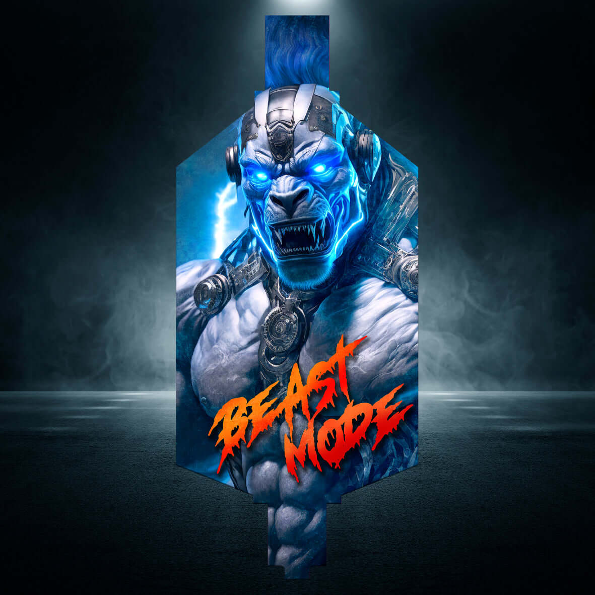 UDI "BEAST MODE BLUE" chassis protector skin - BASHER SKINZ