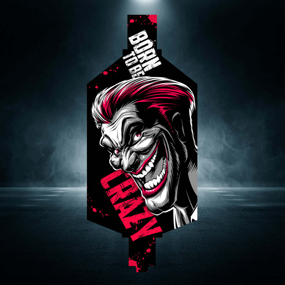 UDI "BORN TO BE CRAZY" chassis protector skin - BASHER SKINZ