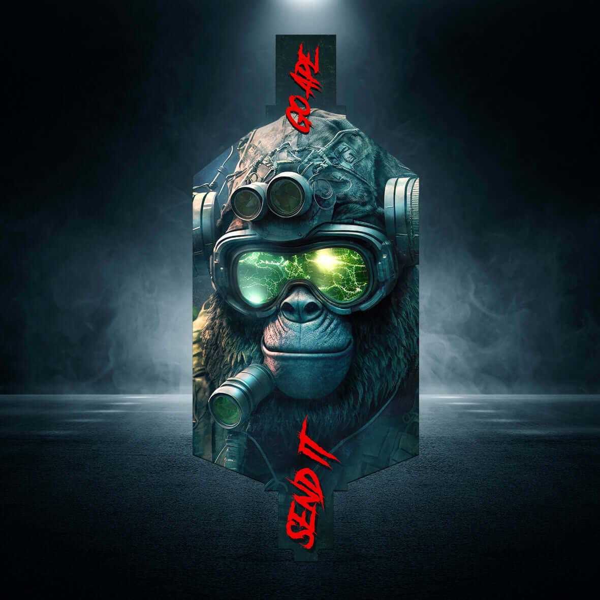 UDI "SEND IT APE" chassis protector skin - BASHER SKINZ