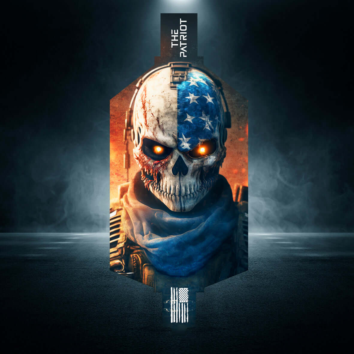 UDI "THE PATRIOT" chassis protector skin - BASHER SKINZ