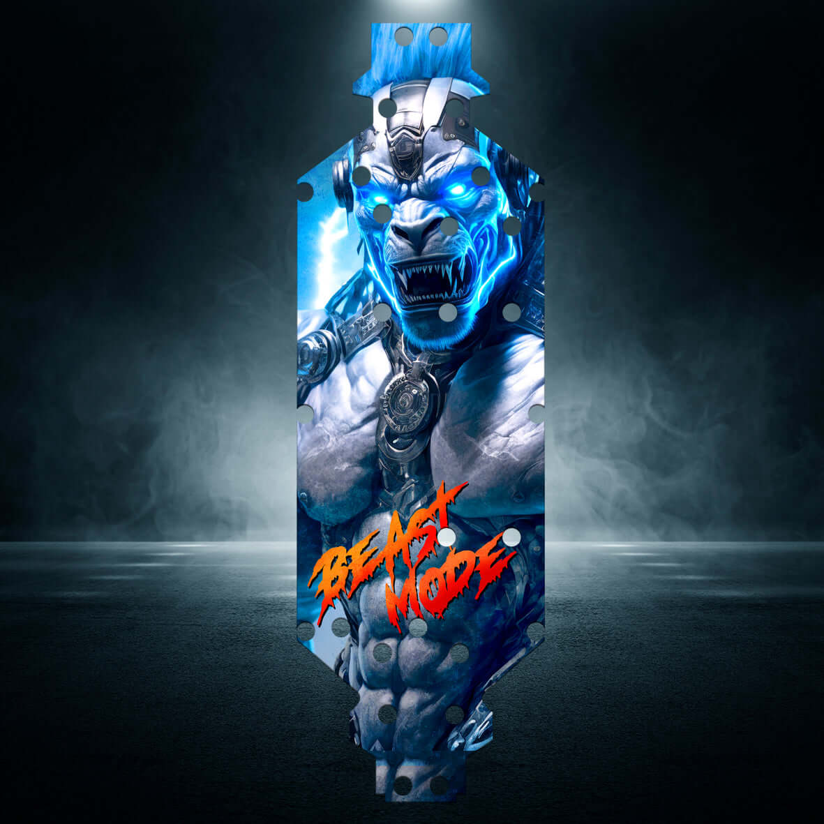 WLTOYS "BEAST MODE BLUE" chassis protector skin - BASHER SKINZ